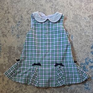 Frances Johnston For Simi Toddler‎ Size 2T Plaid Sleeveless Collared Dress